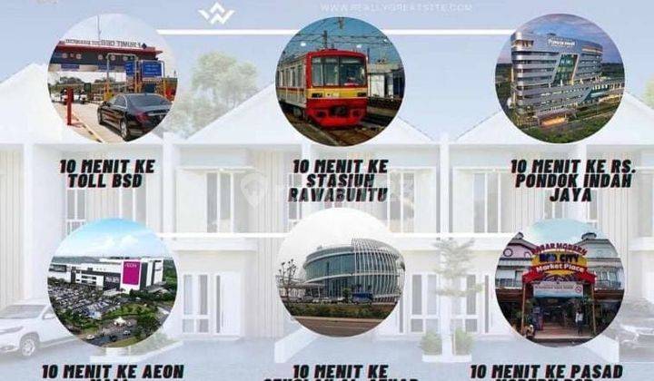 Cluster murah di Bsd , 2lantai 3kamar tidur 3