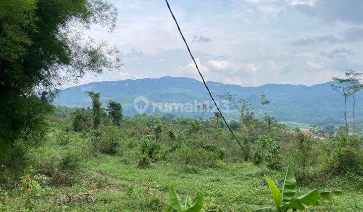 Tanah Cocok Untuk Villa Pemandangan Pegunungan Hijau Sukamakmur  2