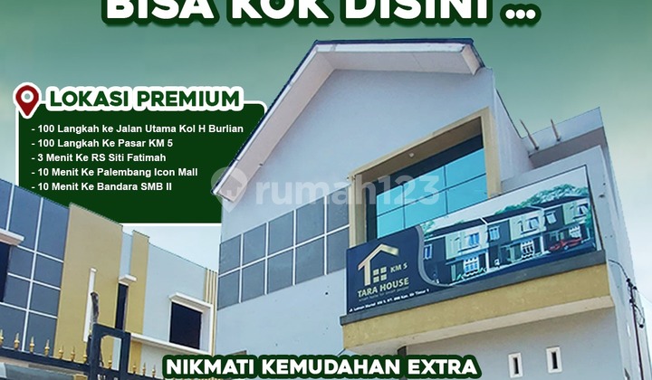 Town House Tengah Kota Palembang Km. 5 Ready Siap Huni 1