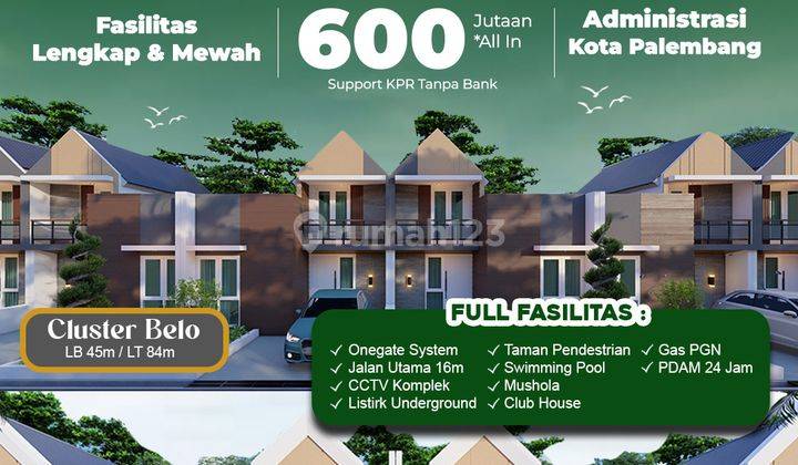 Cluster Mewah Dan Fasilitas Lengkap di Palembang Plaju Darat 1