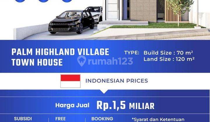 Bml Palm Highland Village View Laut Promo Diskon Dp 50  1