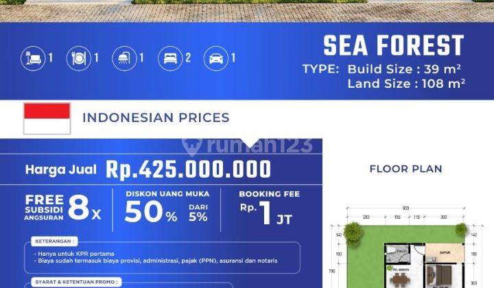 Griya Sea Lestari 5 Minahasa Sulut, Promo 8 Juta Hingga Akad  1