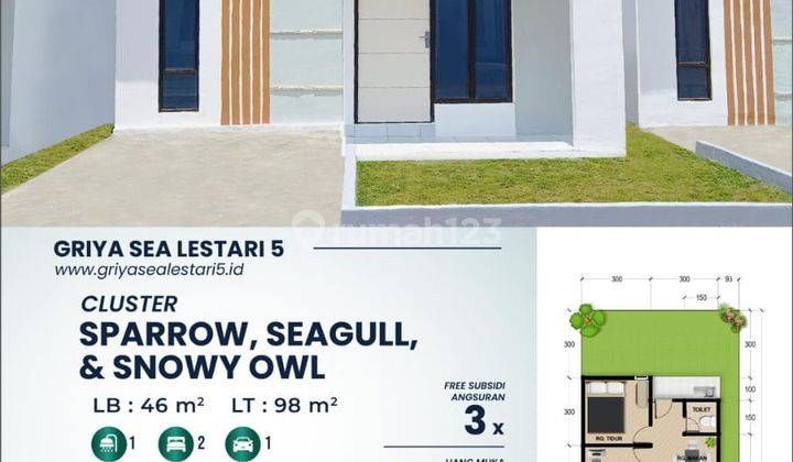 Tipe Terlaris di Griya Sea Lestari 5 BML, promo 5 juta siap akad  1