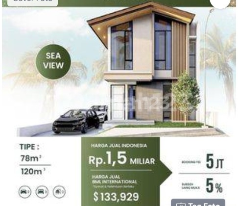 Townhouse View Laut- Palm Highland Village on Ringroad 3- Manado 1