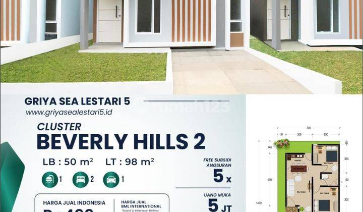 Tipe Beverly Hill di Griya Sea Lestari BML Promo 5 juta siap akad 1