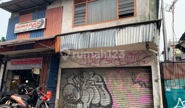 Rumah Lama Murah Angke Jalan Utama Keramaian Cocok Usaha Luas 210 M