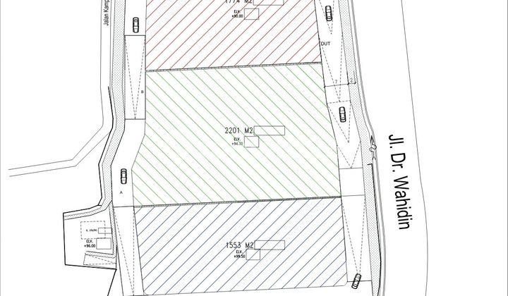 Strategic Land on the Side of Dr. Wahidin Street 2