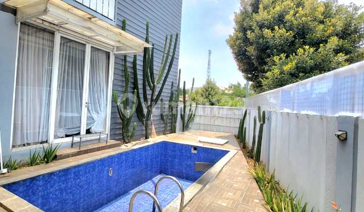 Rumah Cantik ada Pool Siap Huni di Emerald Residence 1 Bintaro