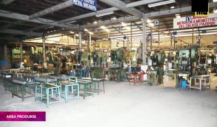 Pabrik Gudang Kawasan Industri Jatake Tangerang. Shm, Luas Tanah 23.000 M2