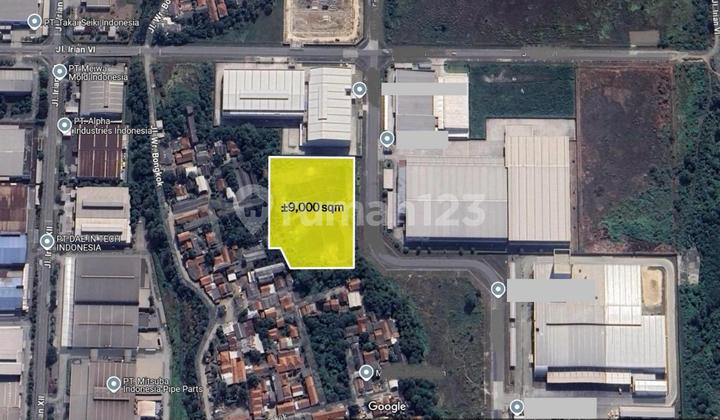 Dijual Tanah Industri di Mm2100 - Bekasi