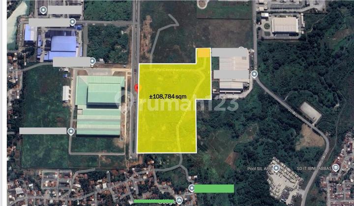 Dijual Tanah Industri di Mm2100 - Bekasi