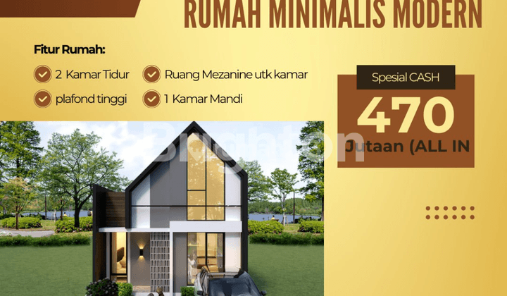 Rumah Minimalis Modern di Cihanjuang 1