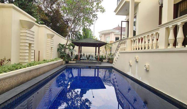 Disewakan Rumah Pondok Indah Besar Ada Gazebo Swim Pool Kamar 4 Jalanan Besar 2