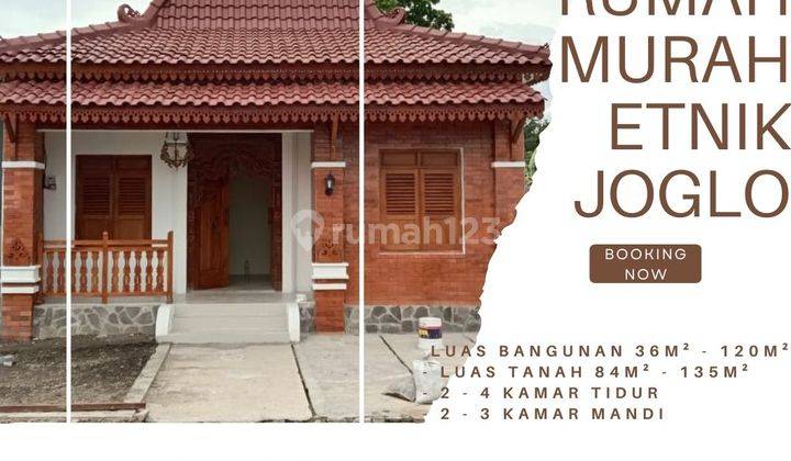Rumah Unik Model Joglo Modern Di Prambanan 1
