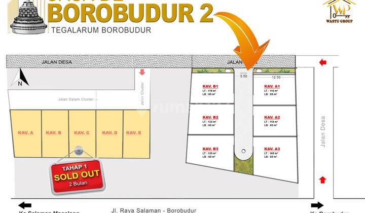 Jual Rumah Magelang Murah Dekat Candi Borobudur 2