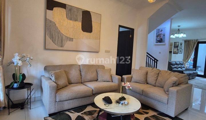 Rumah Furnished Terawat Dekat Toll Di Nusaloka Bsd 1