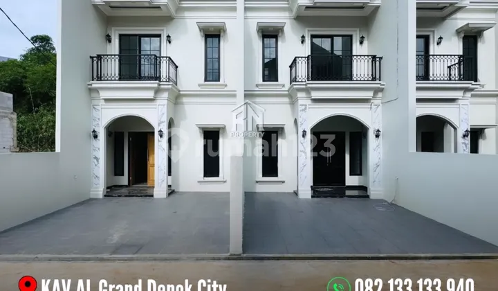 Rumah Klasik Siap Huni di Dalam Kavling Al Grand Depok City