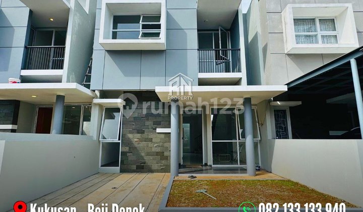 Rumah Siap Huni Dalam Townhouse Dekat Pintu Tol Kukusan Beji Depok