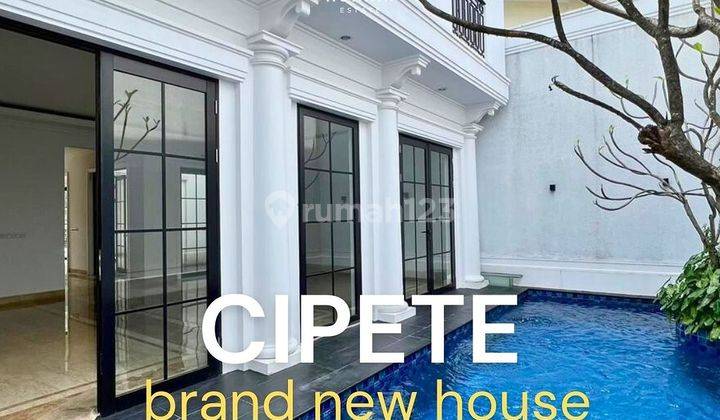 Rumah Baru Modern Classic di Cipete, Kolam Renang, 12,5M Nego 1