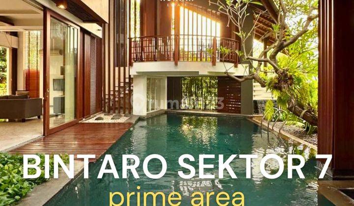 Rumah Hoek di Bintaro Sektor 7, Kolam Renang, Rooftop Garden 1