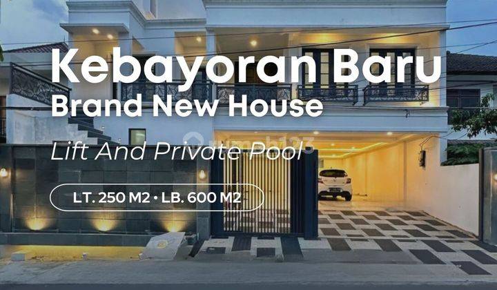 Turun Harga Rumah Baru di Kebayoran Baru, Lift Private Pool 1