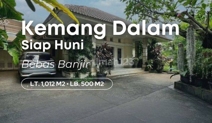 Rumah Mewah di Kemang Dalam, Lt 1012m², Kolam Renang, 27M Nego 1