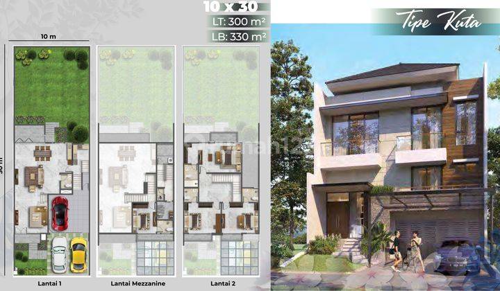 Dijual Rumah Pbv Pik 2 pantai Bukit Villa 10x30 1