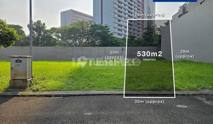 Kavling Hoki Ngantong Belakang Sutera Victoria Hadap Taman 530m2 1