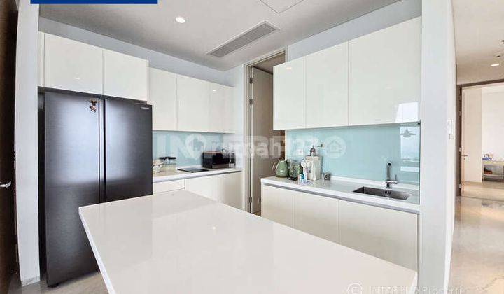 ruang keluarga apartemen saumata suites 2br lantai