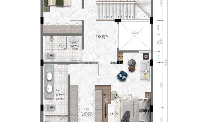 Rumah Mewah Baru 4 Lantai Minimalis Modern Taman Permata Buana 2