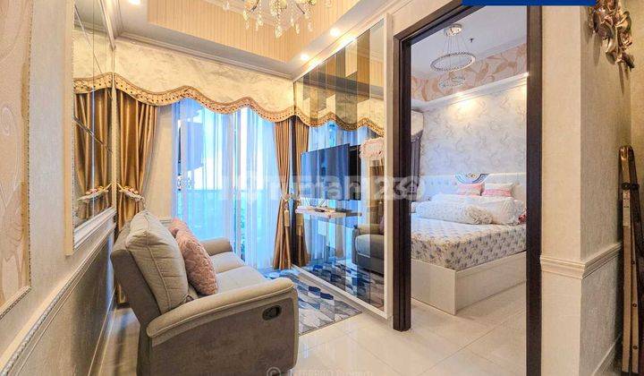 Apartemen Mewah 1BR Puri Mansion Tower Crystal Fusnish Luas 37m2 1