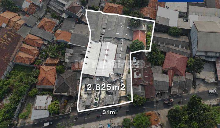 Tanah Komersil 2825m2 Meruya Utara Raya Lokasi Strategis 1