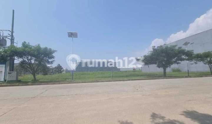 Kavling Gudang Laksana Tangerang Luas 930m ( 15x62 M ) Posisi Hook Ada Tanah Lebih 3x62m Free Untuk Gsb) Hadap Utara Area Industri 