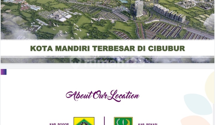 Dijual Rumah di harvest city SHM 2 kamar bebas banjir 7