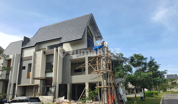 For Sale Corner House 3 Floors, New Building, Nice, In Citra Garden Serpong 1