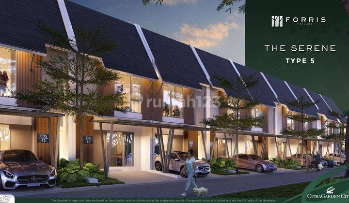 Rumah baru Asri di Forris Prive Citra Garden 8 2