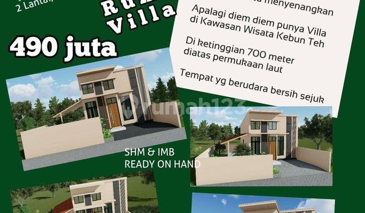 Rumah Baru SHM di Kawasan Otsuka Lawang
Malang Hadap Barat
