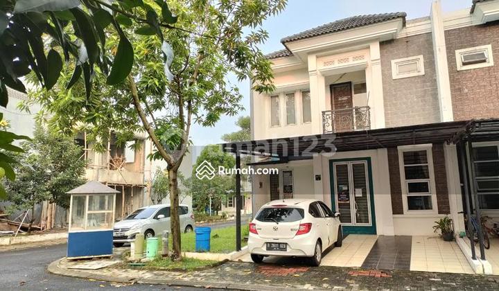Disewakan Cepat (no Cobroke)rumah 2 Lantai Siap Huni Furnished Berkanopi Letak Strategis Di Cluster Michelia Gading Serpong 