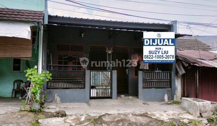 RUMAH KONTRAKAN 2 PINTU TERLETAK DIPINGGIR JALAN RAYA BISA UTK USAHA 2