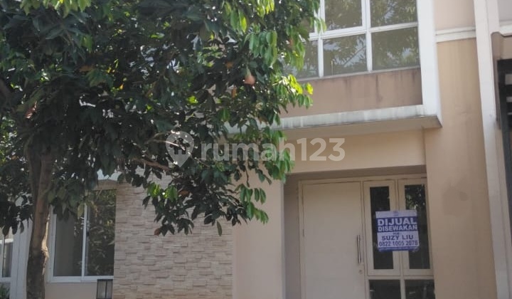 *disewakan Cepat*rumah 2 Lantai Siap Huni Depan Club House Di Cluster Favorite Teslasientia Summarecon Gading Serpong