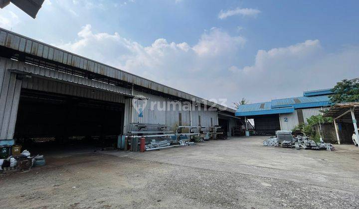 Gudang Kokoh Dipinggir Jalan Raya Siap Produksi Ex Kontraktor Tower Area Curug Panongan  1