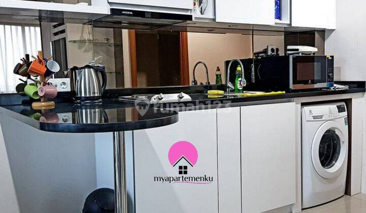 dapur apartemen 2br di woodland park