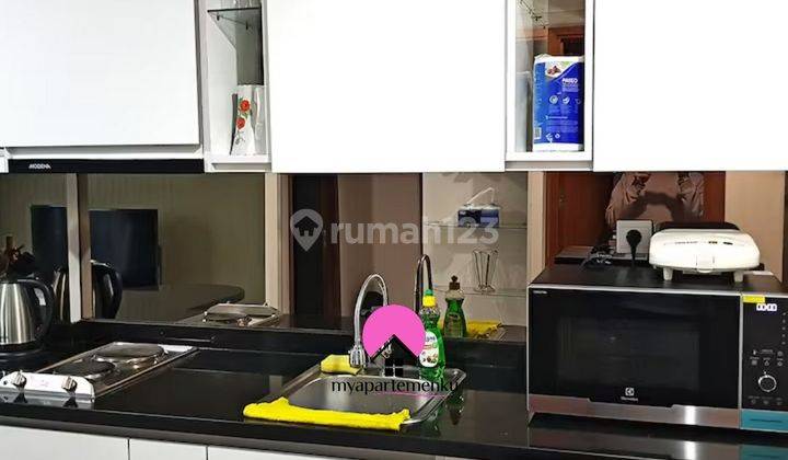 dapur apartemen 2br di woodland park