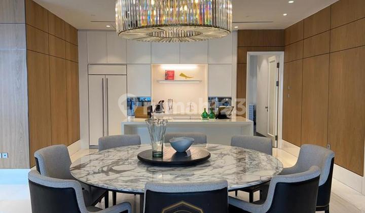 3 Bedroom Apartment + 1 Study Corner, Furnished by Domus & Vinoty at The Residences at The St. Regis Jakarta.