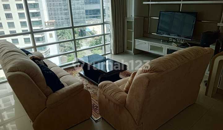 3 BR Nice Furnished Apartment at Sahid Sudirman Residence, South Jakarta