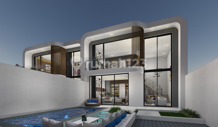 Brand New Freehold Cluster Villa Full Furnished near Seminyak