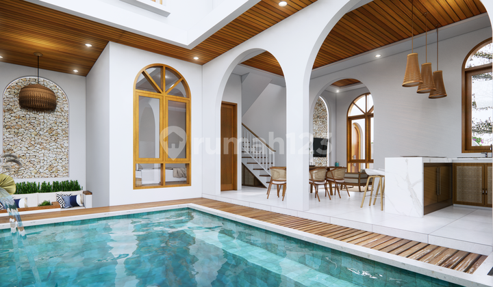 Brand New Modern Balinese Tropical Villa in Ungasan near Savaya