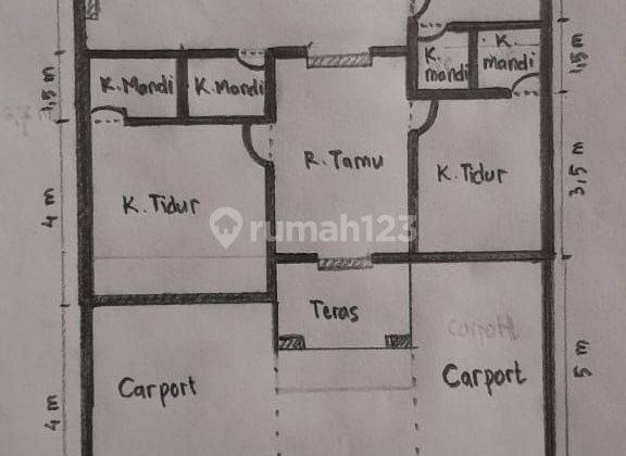 Dijual Rumah Second Bagus Di Cluster Parak Karakah Asri 2