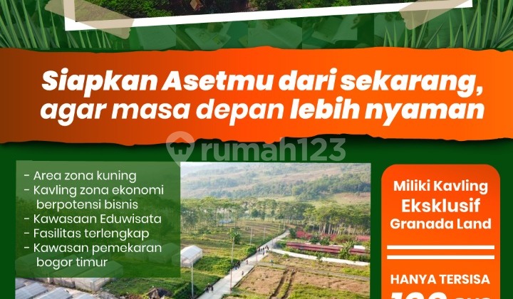 Tanah Kavling View Pegunungan Cuaca Dingin Di Area Wisata 1