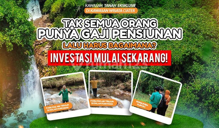 Tanah di Ciater Subang 100 m² View Air Terjun Cantik Memukau 2